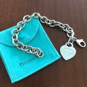 Return to Sender Tiffany ❤️tag charm bracelet